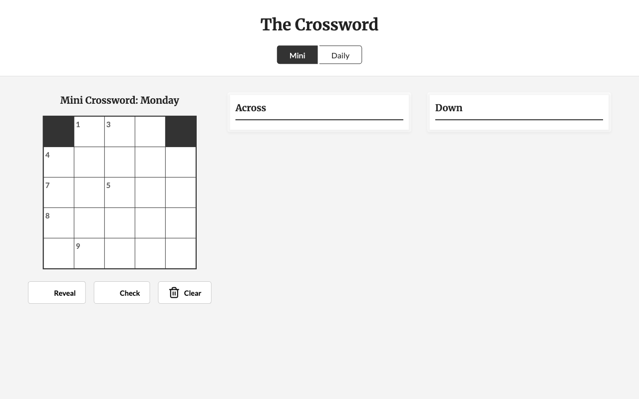 Daily Crossword Puzzle
 screenshot
