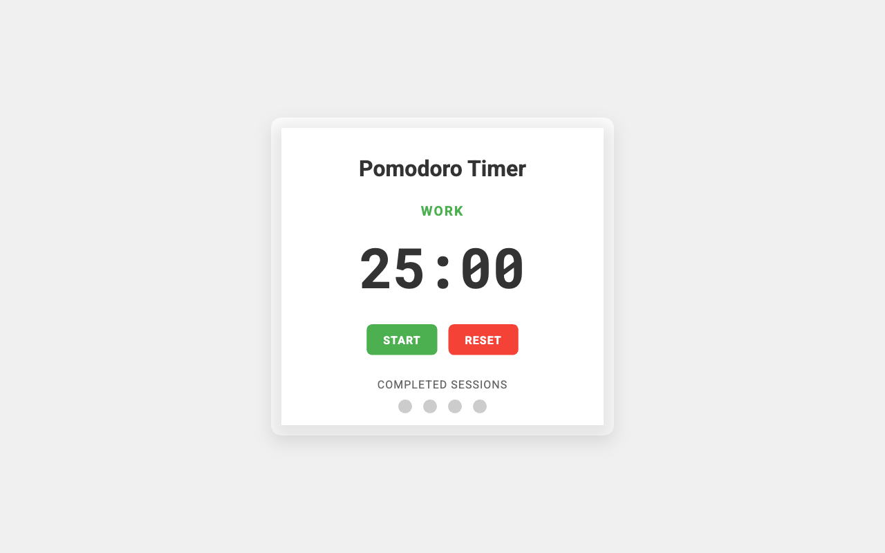 Pomodoro Timer
 screenshot