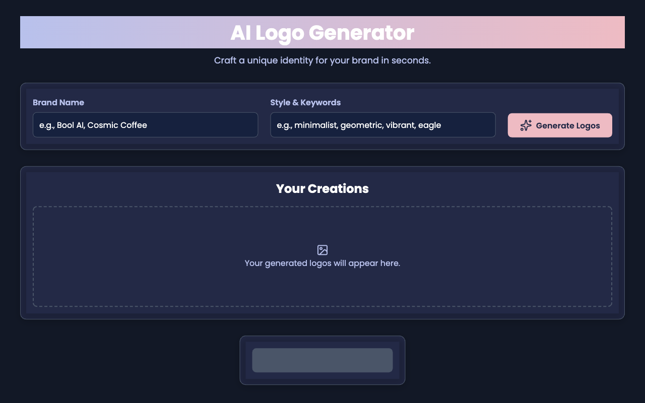 Logo Design Generator
 screenshot