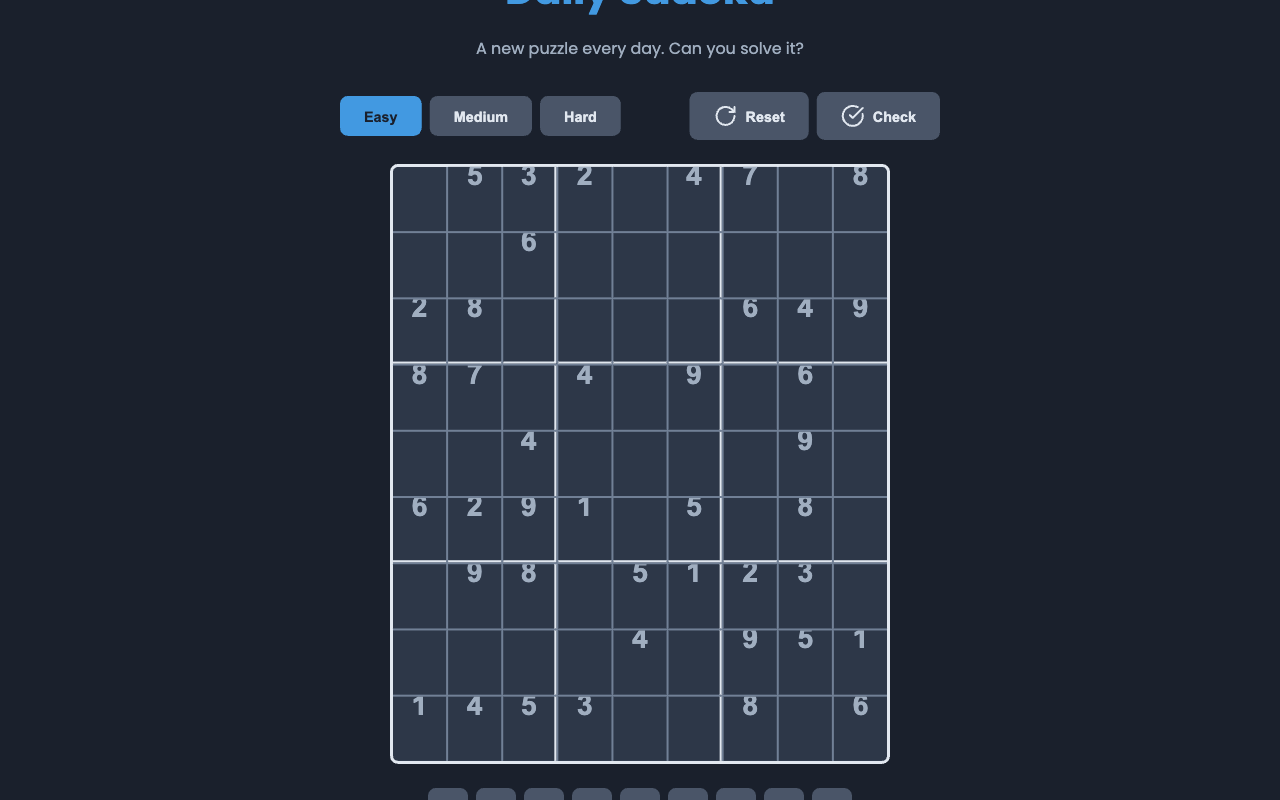 Daily Sudoku Puzzles
 screenshot