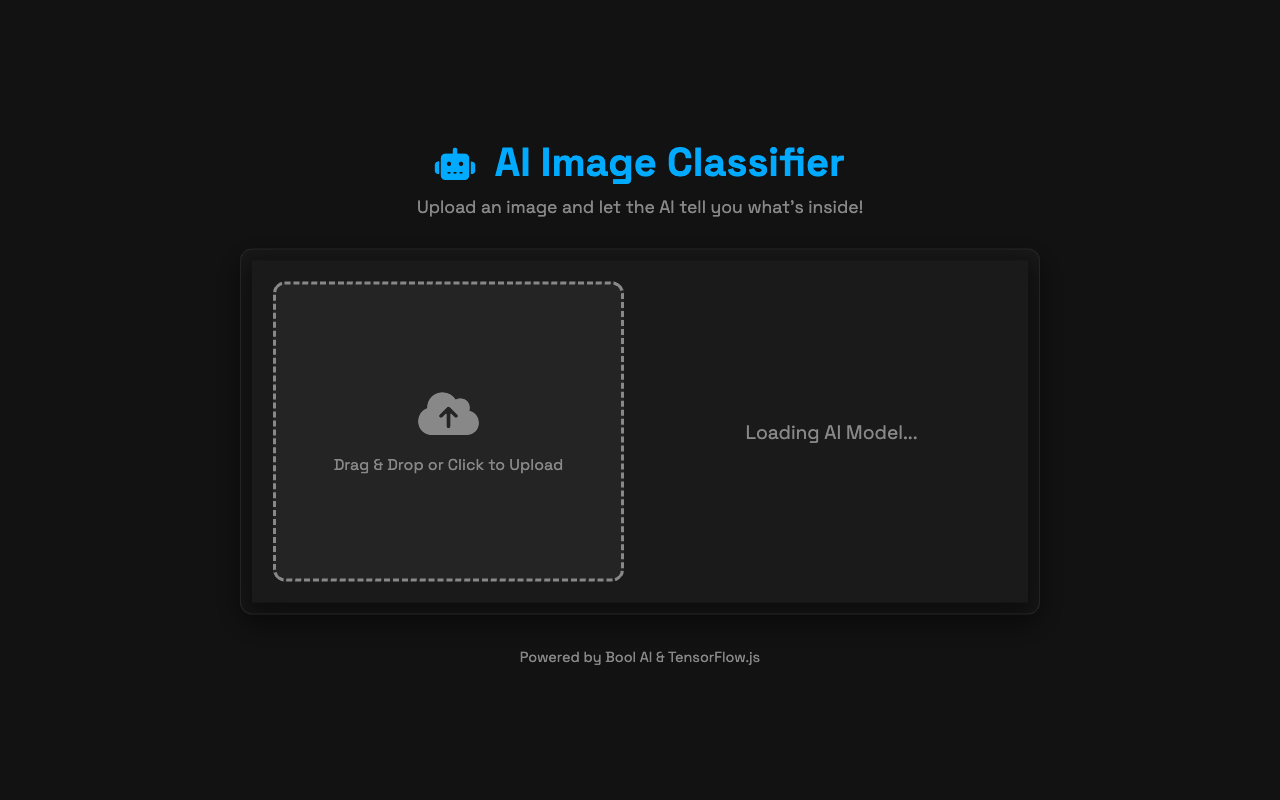 Image Classifier
 screenshot