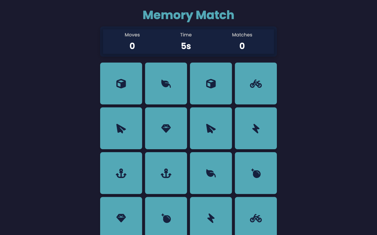 Memory Match Tracker
 screenshot