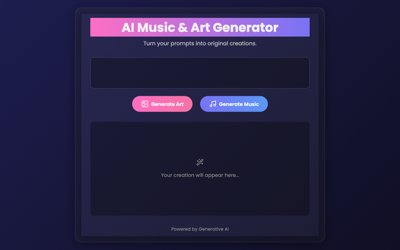 AI Art and Music
 screenshot